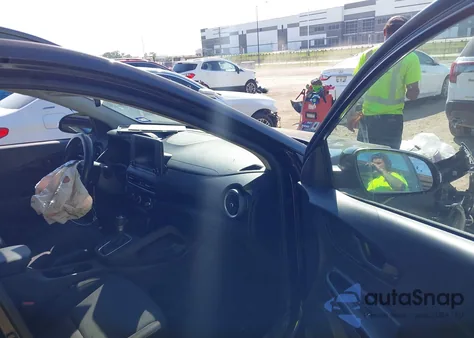 2022 Hyundai Kona Sel из США, поврежденный, VIN KM8K6CAB6NU816151